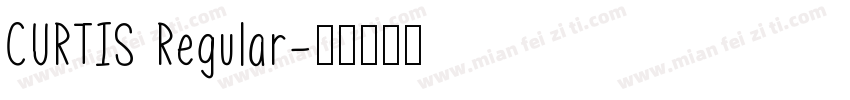 CURTIS Regular字体转换